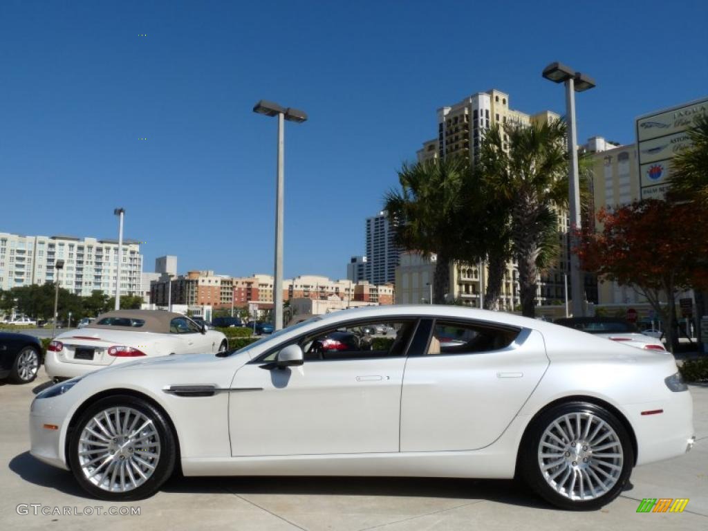 2011 Rapide Sedan - Morning Frost White / Sandstorm photo #5