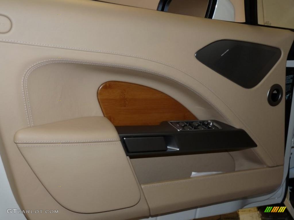 2011 Rapide Sedan - Morning Frost White / Sandstorm photo #13