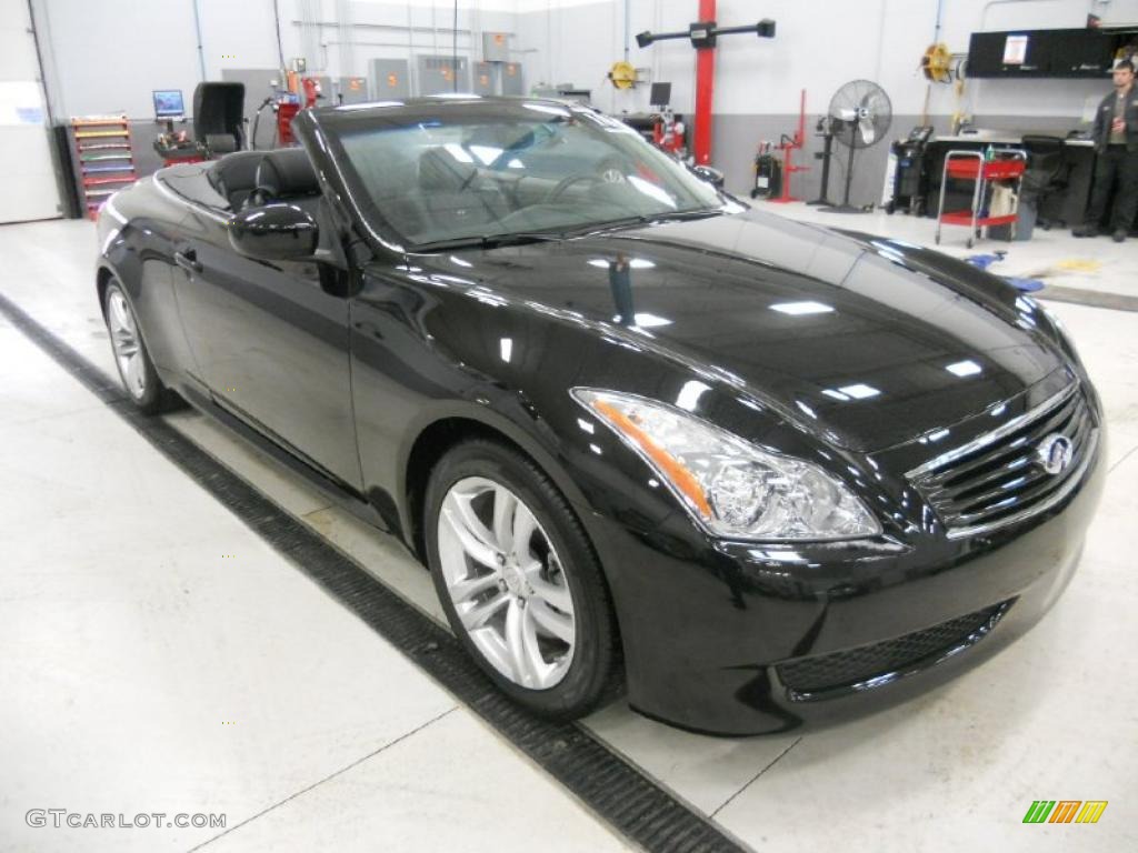 Obsidian Black 2010 Infiniti G 37 Convertible Exterior Photo #42091211
