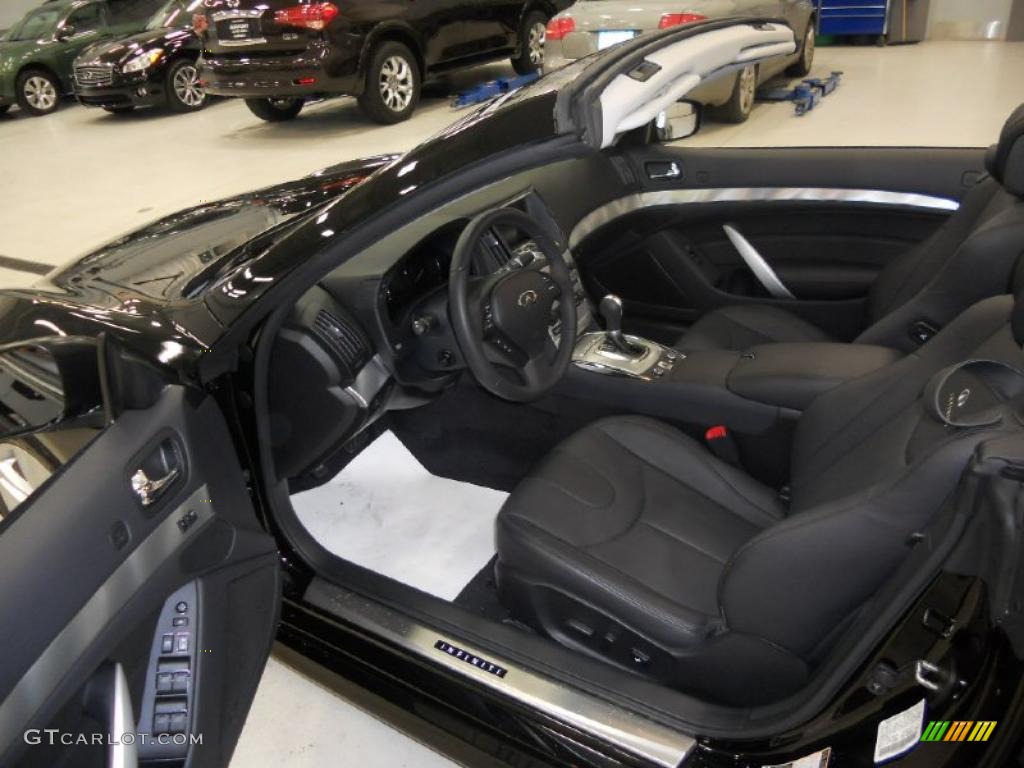 Graphite Interior 2010 Infiniti G 37 Convertible Photo #42091311