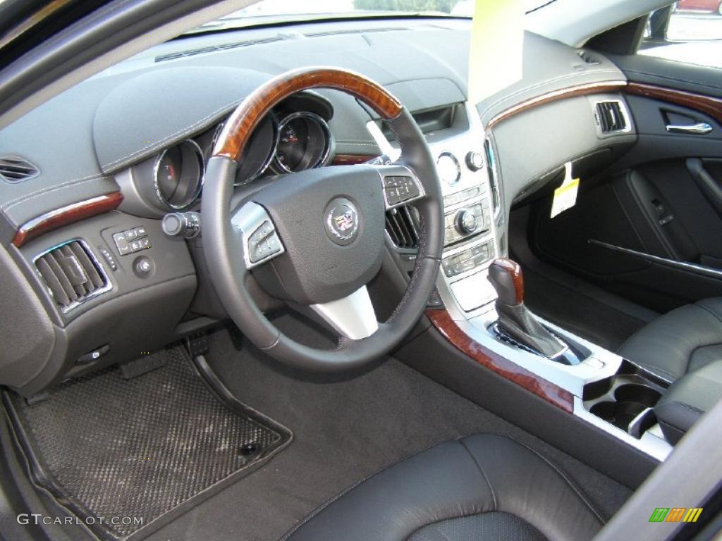 Ebony Interior 2010 Cadillac CTS 3.6 Sport Wagon Photo #42092159