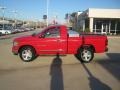 2007 Flame Red Dodge Ram 1500 SLT Regular Cab  photo #2