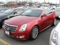 Crystal Red Tintcoat 2011 Cadillac CTS 4 AWD Coupe Exterior