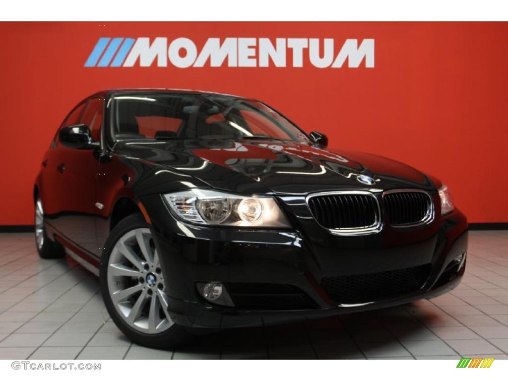 2011 3 Series 328i Sedan - Black Sapphire Metallic / Black Dakota Leather photo #1