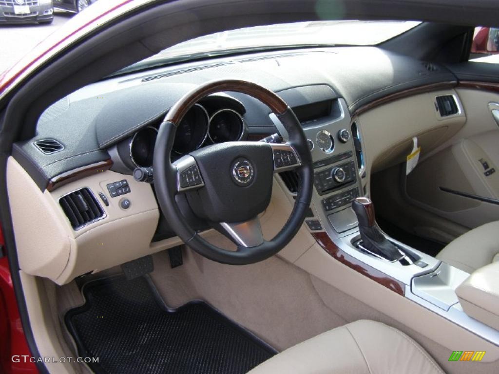 Cashmere/Cocoa Interior 2011 Cadillac CTS 4 AWD Coupe Photo #42093067