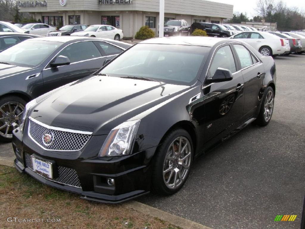 Black Raven 2011 Cadillac CTS -V Sedan Exterior Photo #42093195