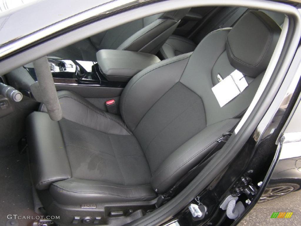 Ebony Interior 2011 Cadillac CTS -V Sedan Photo #42093239