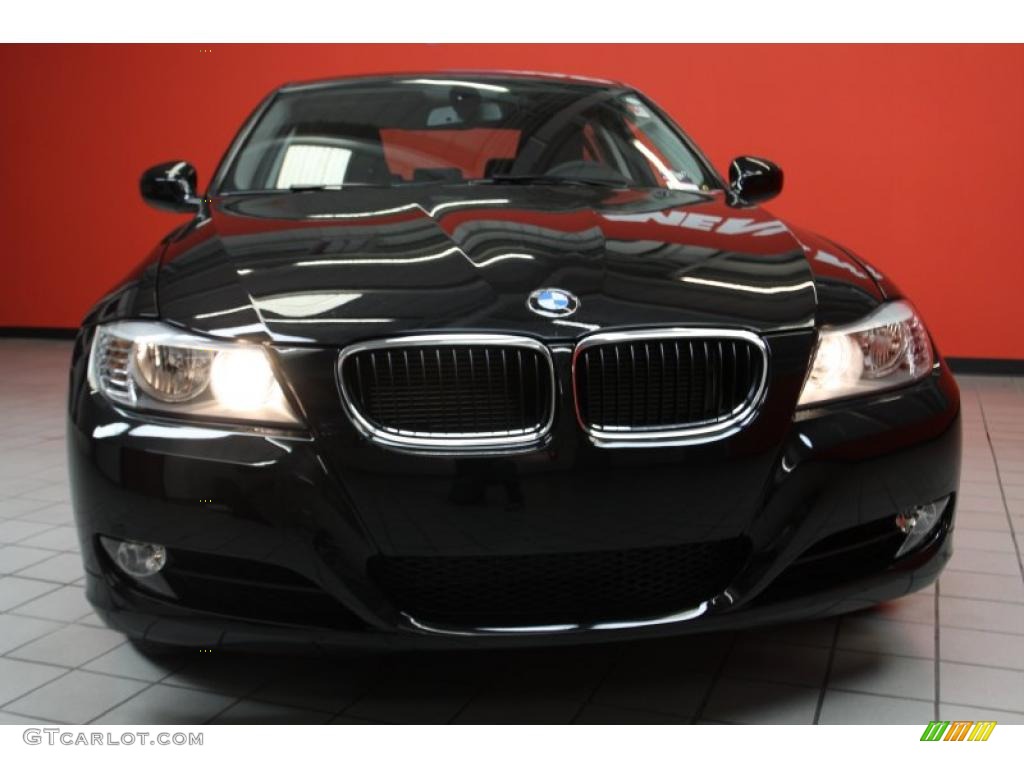 2011 3 Series 328i Sedan - Jet Black / Black Dakota Leather photo #2