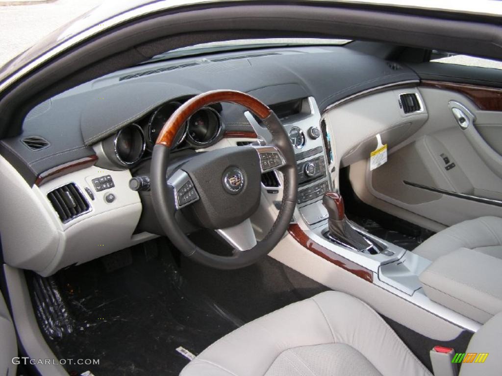 Light Titanium Interior 2011 Cadillac CTS 4 AWD Coupe Photo #42093595