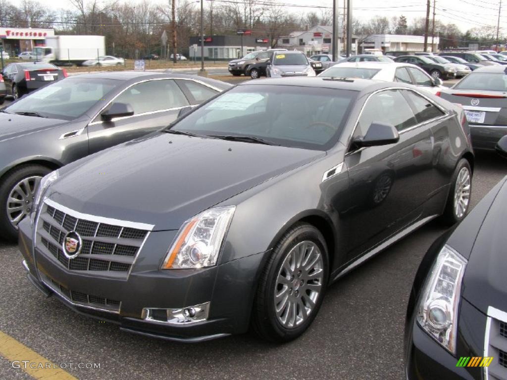 Thunder Gray ChromaFlair 2011 Cadillac CTS 4 AWD Coupe Exterior Photo #42093675