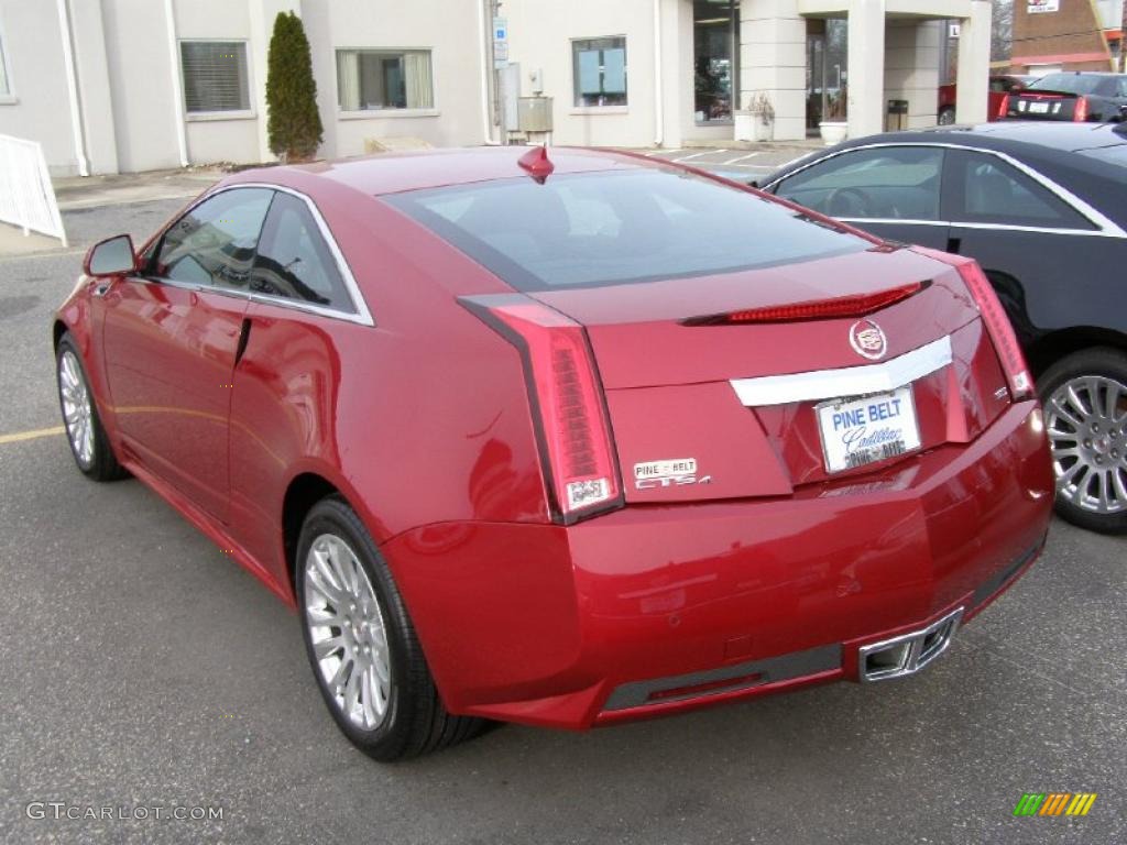 Crystal Red Tintcoat 2011 Cadillac CTS 4 AWD Coupe Exterior Photo #42093739