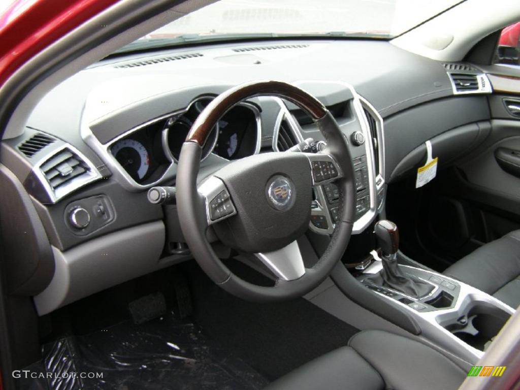 Ebony/Titanium Interior 2011 Cadillac SRX 4 V6 AWD Photo #42094203