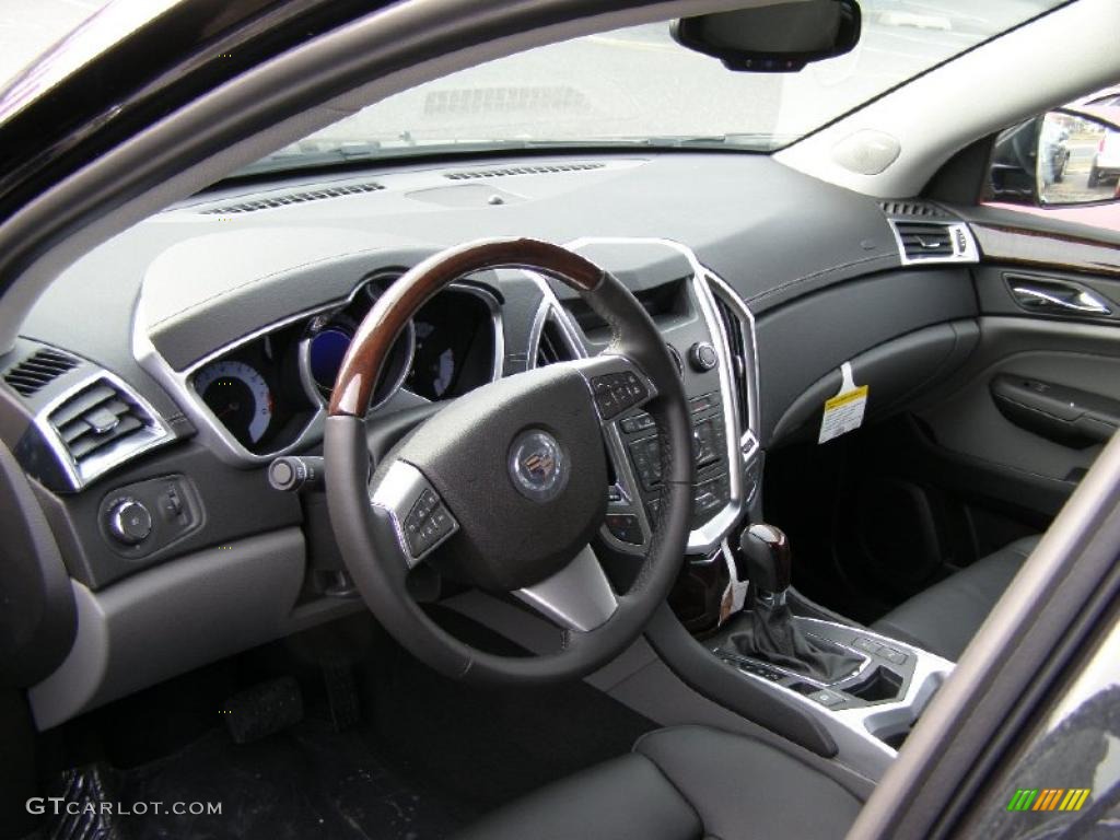 Ebony/Titanium Interior 2011 Cadillac SRX 4 V6 AWD Photo #42094251