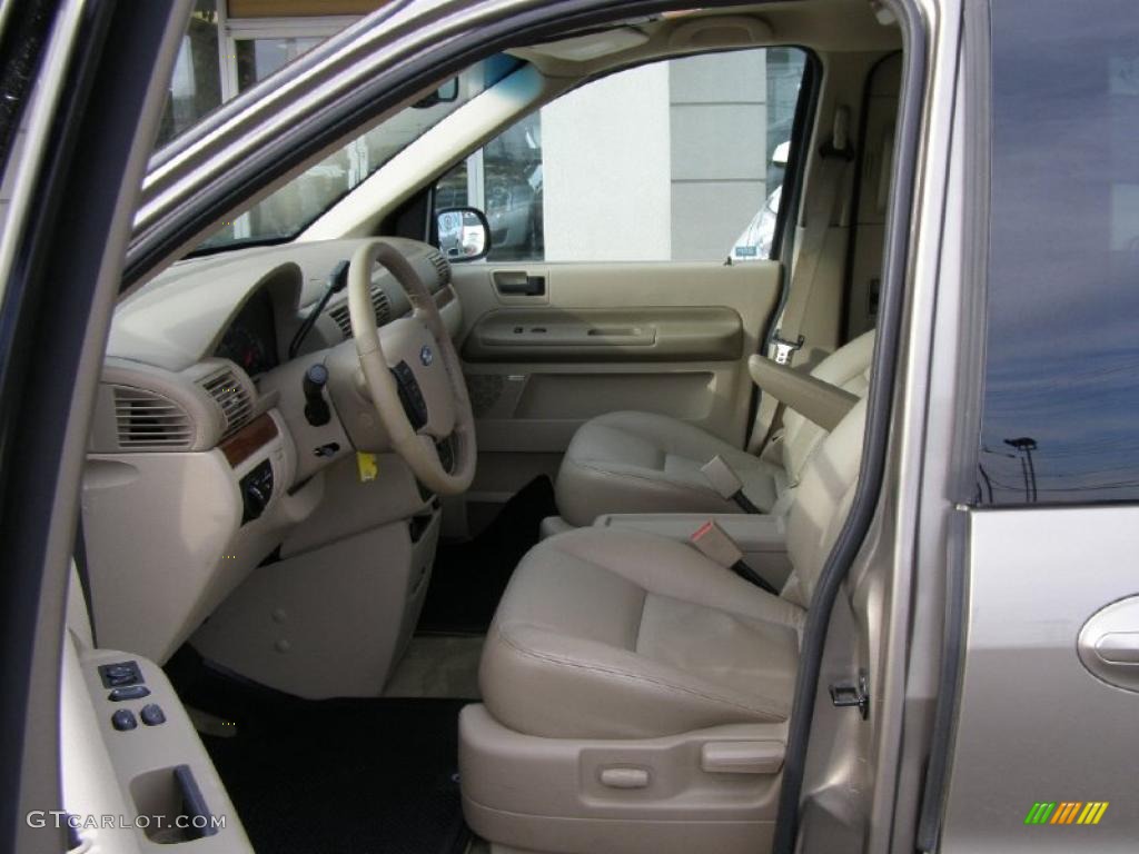 Pebble Beige Interior 2004 Ford Freestar SEL Photo #42094487