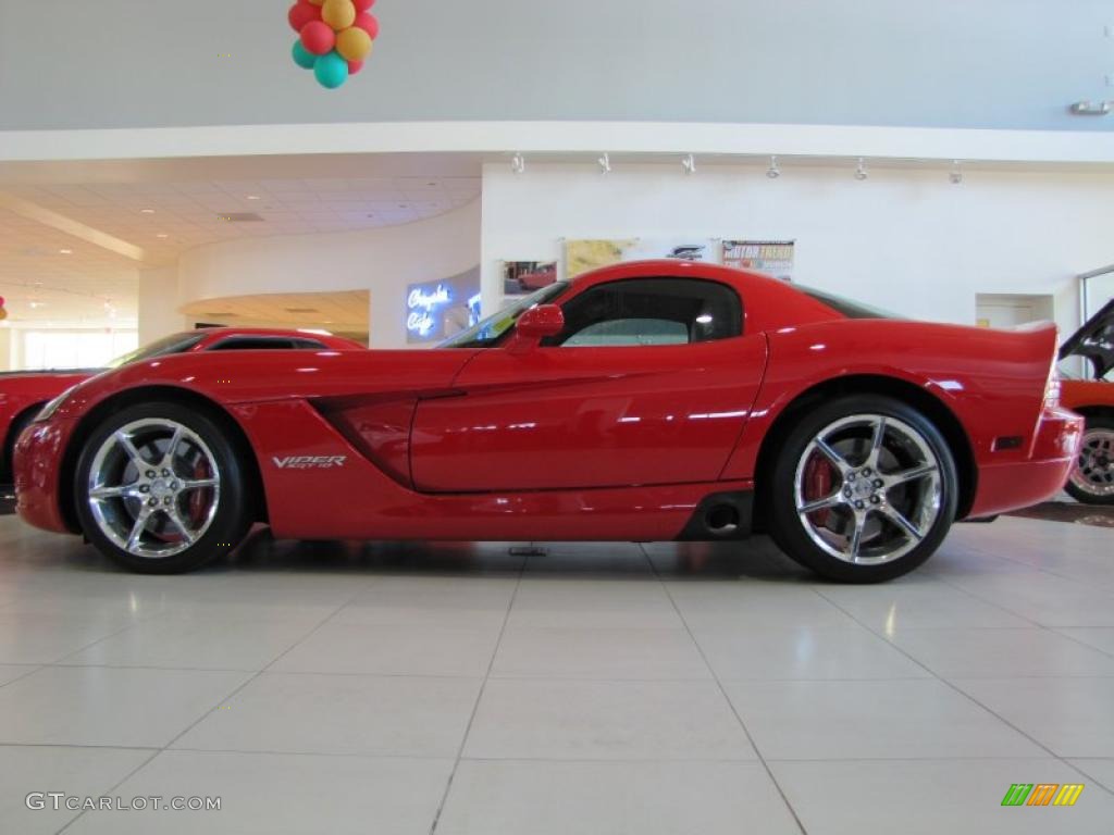 Viper Red 2009 Dodge Viper SRT-10 Coupe Exterior Photo #42095355