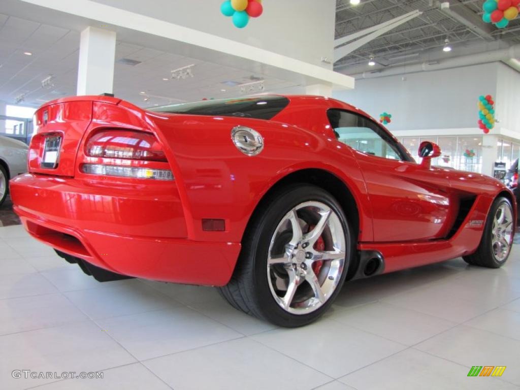 Viper Red 2009 Dodge Viper SRT-10 Coupe Exterior Photo #42095383