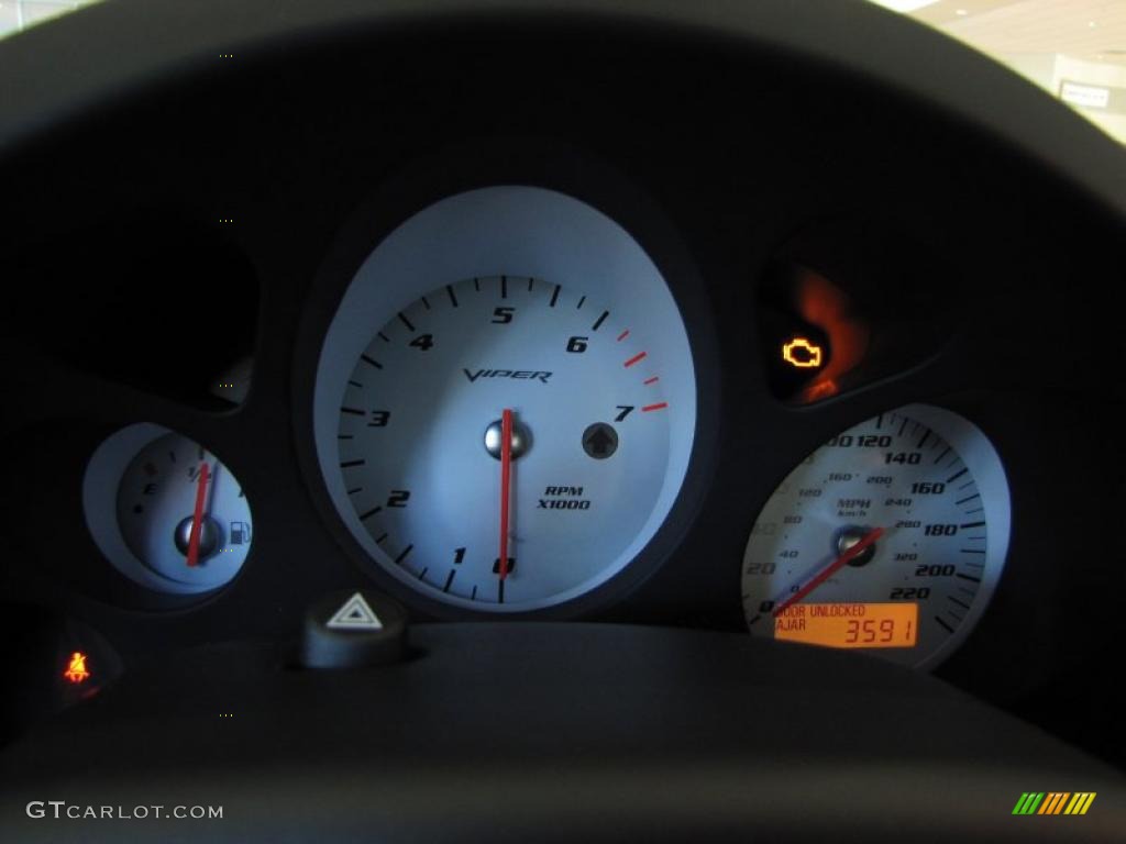2009 Dodge Viper SRT-10 Coupe Gauges Photo #42095487