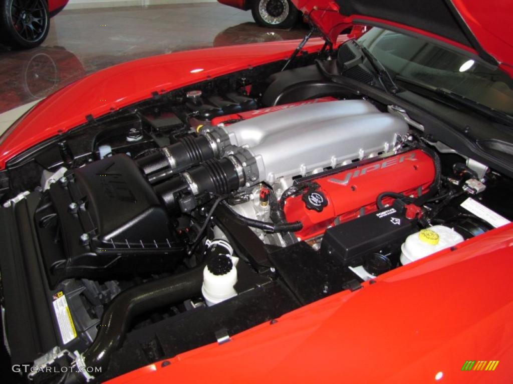 2009 Dodge Viper SRT-10 Coupe 8.4 Liter OHV 20-Valve VVT V10 Engine Photo #42095535