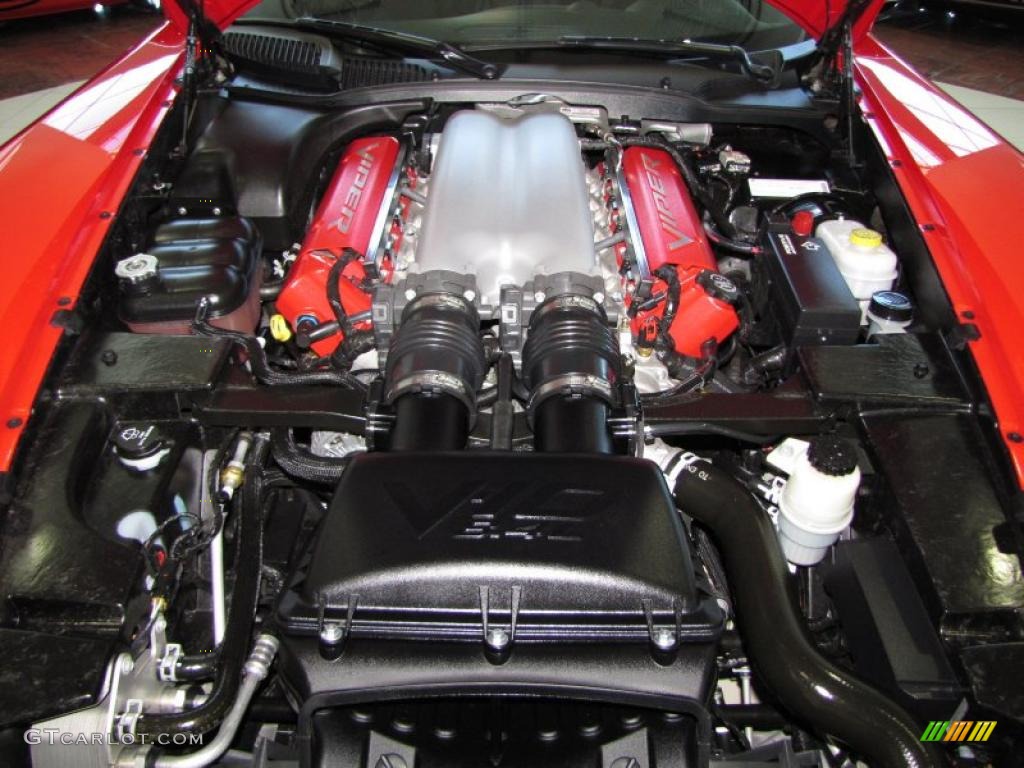 2009 Dodge Viper SRT-10 Coupe 8.4 Liter OHV 20-Valve VVT V10 Engine Photo #42095551