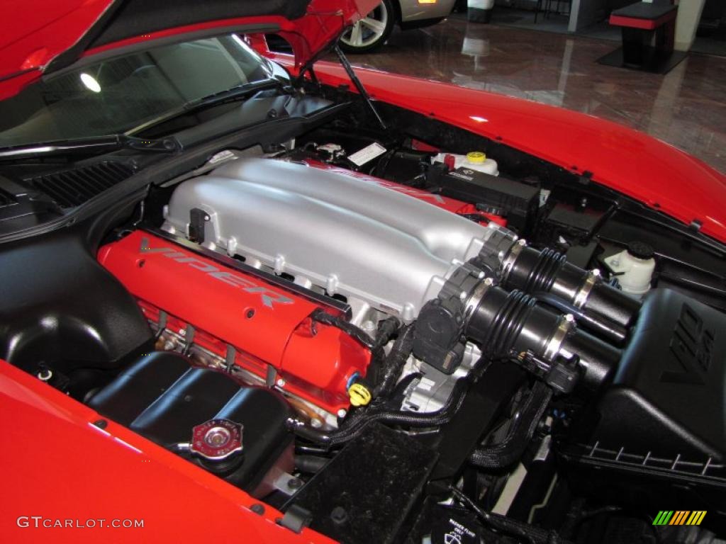 2009 Dodge Viper SRT-10 Coupe 8.4 Liter OHV 20-Valve VVT V10 Engine Photo #42095563