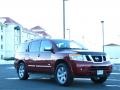 2008 Red Brawn Nissan Armada LE 4x4  photo #2