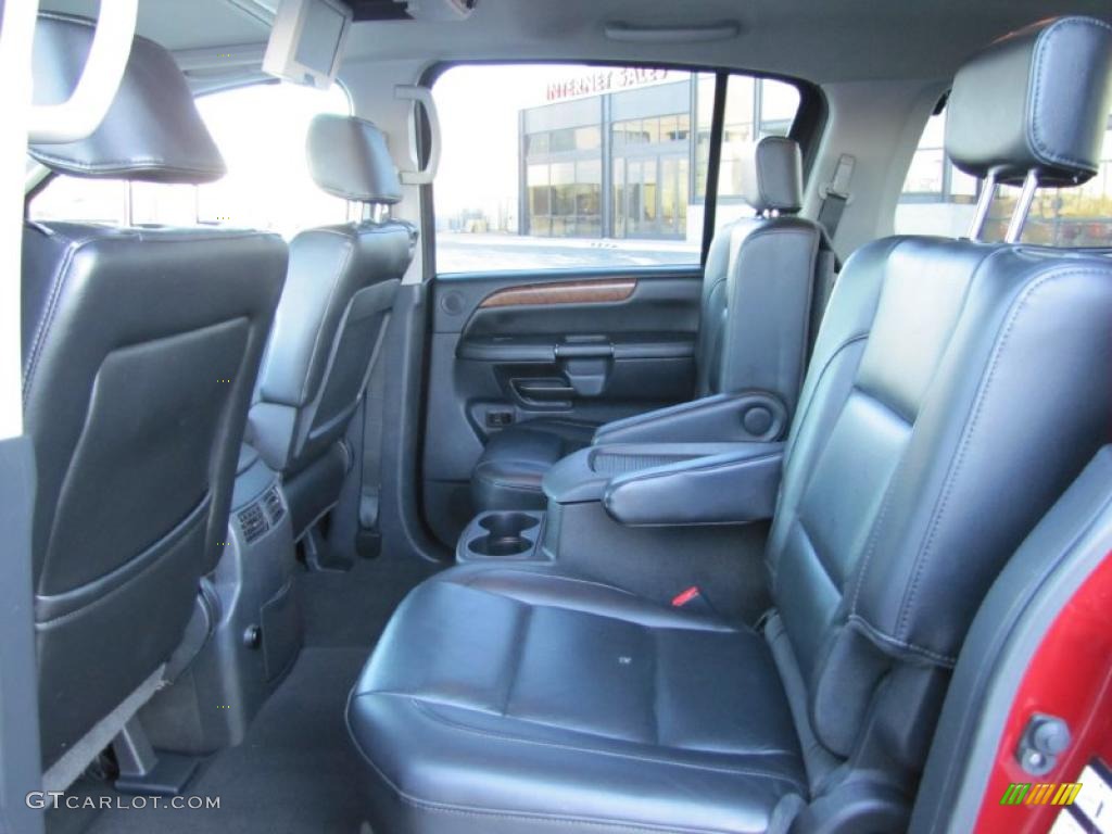 Charcoal Interior 2008 Nissan Armada LE 4x4 Photo #42098108