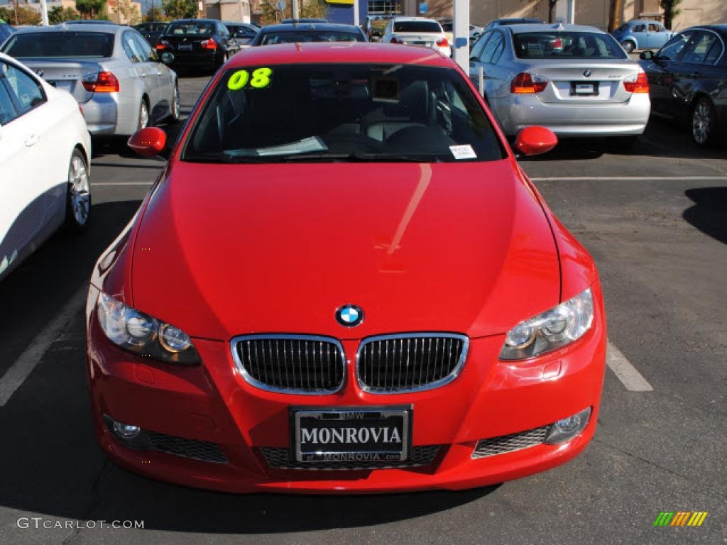 2008 3 Series 335i Convertible - Crimson Red / Black photo #2