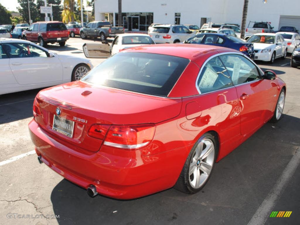 2008 3 Series 335i Convertible - Crimson Red / Black photo #9