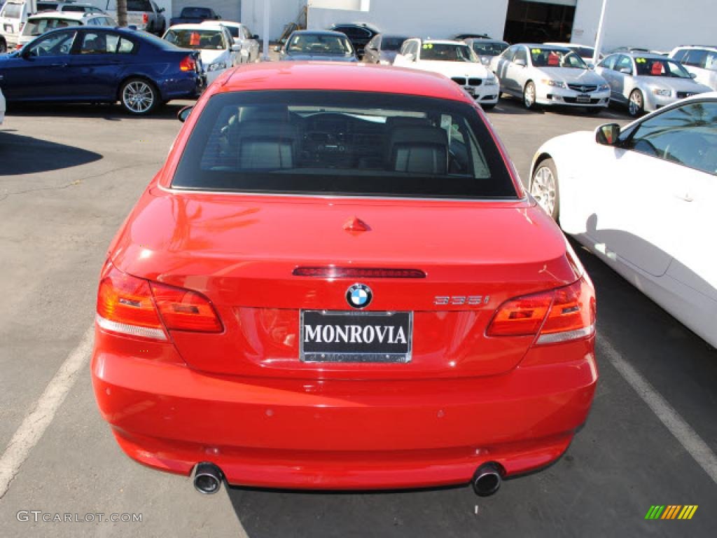 2008 3 Series 335i Convertible - Crimson Red / Black photo #10