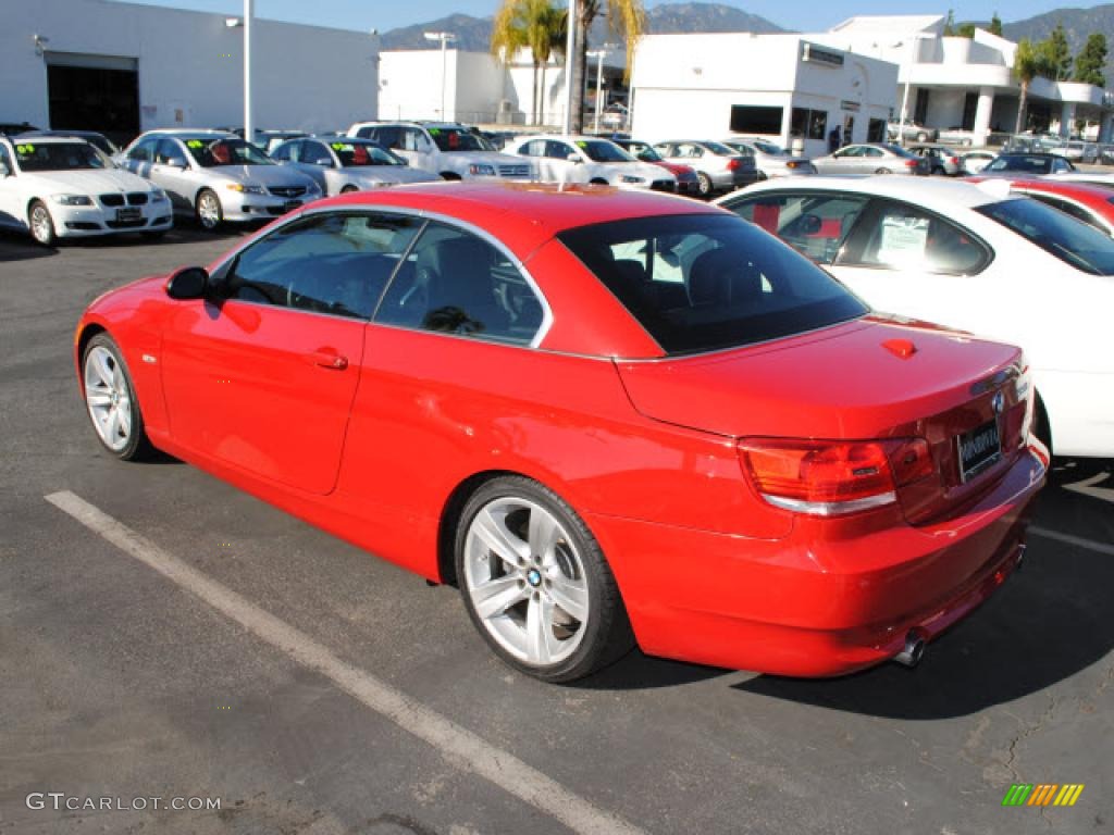 2008 3 Series 335i Convertible - Crimson Red / Black photo #12