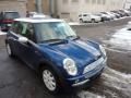 2002 Indi Blue Metallic Mini Cooper Hardtop  photo #6