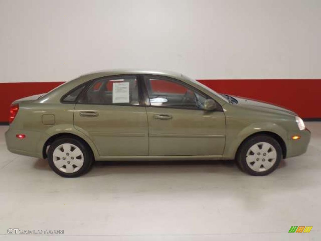 2006 Forenza Sedan - Desert Green Metallic / Grey photo #3