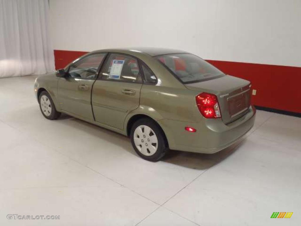2006 Forenza Sedan - Desert Green Metallic / Grey photo #6