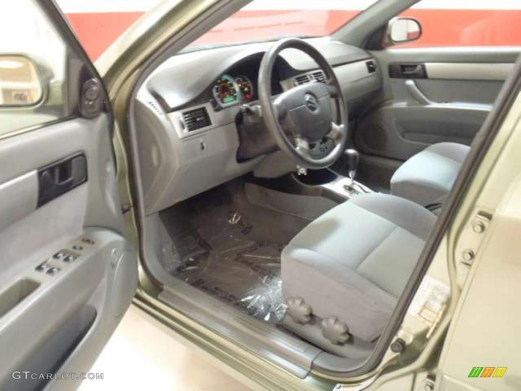 2006 Forenza Sedan - Desert Green Metallic / Grey photo #13