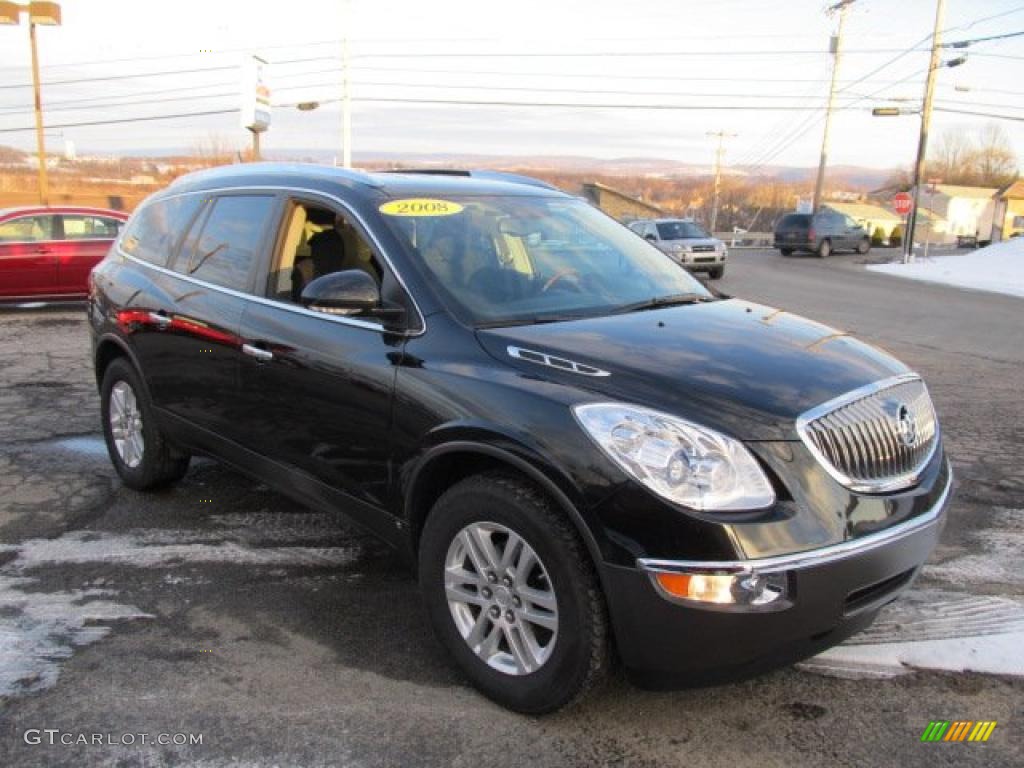 Carbon Black Metallic 2008 Buick Enclave CX AWD Exterior Photo #42101441