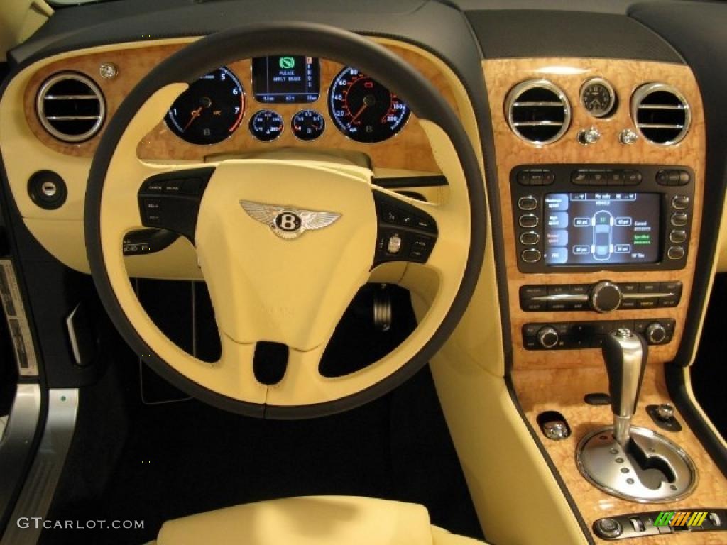 2011 Bentley Continental GTC Standard Continental GTC Model Magnolia/Imperial Blue Dashboard Photo #42102113