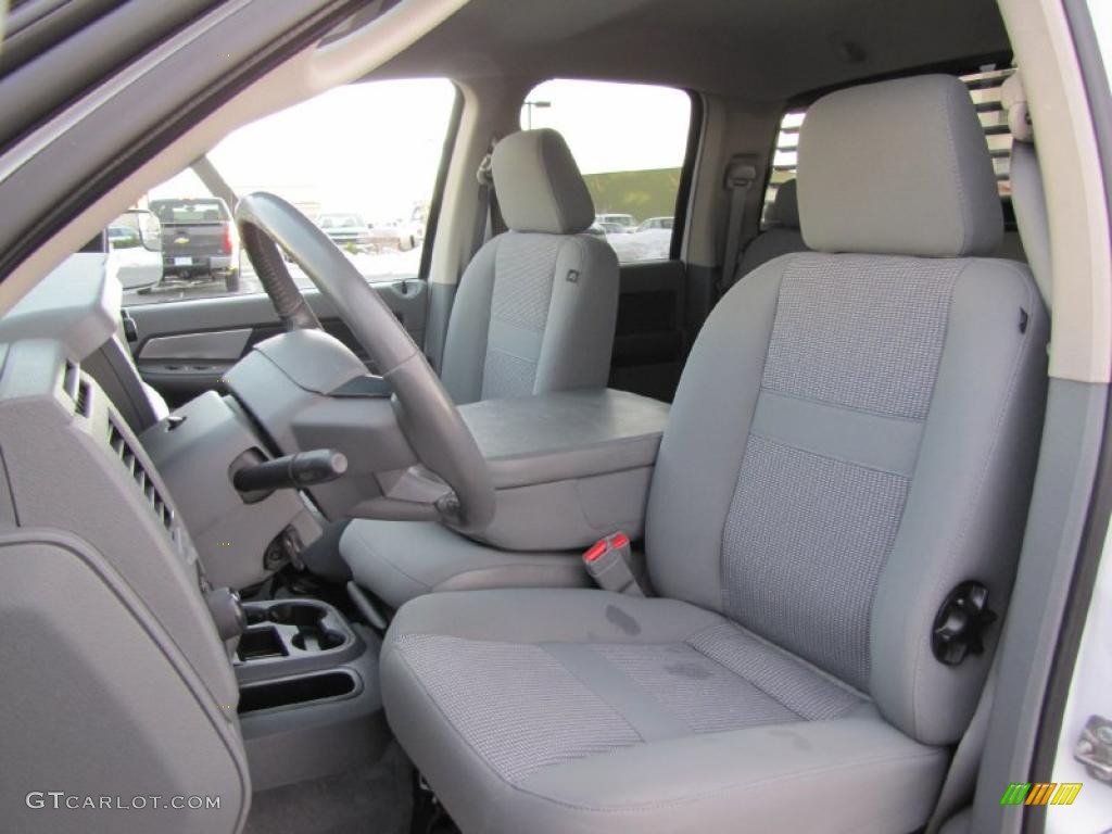 Medium Slate Gray Interior 2007 Dodge Ram 3500 SLT Quad Cab 4x4 Photo #42102785