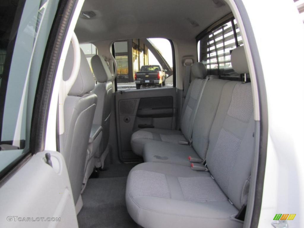 Medium Slate Gray Interior 2007 Dodge Ram 3500 SLT Quad Cab 4x4 Photo #42102795