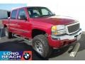 2006 Sport Red Metallic GMC Sierra 1500 SL Crew Cab  photo #1