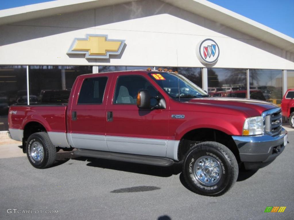 Toreador Red Metallic Ford F250 Super Duty