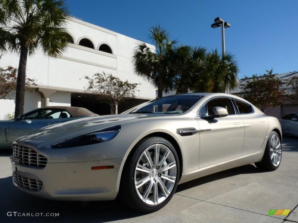 Silver Blonde 2011 Aston Martin Rapide Sedan Exterior Photo #42103958