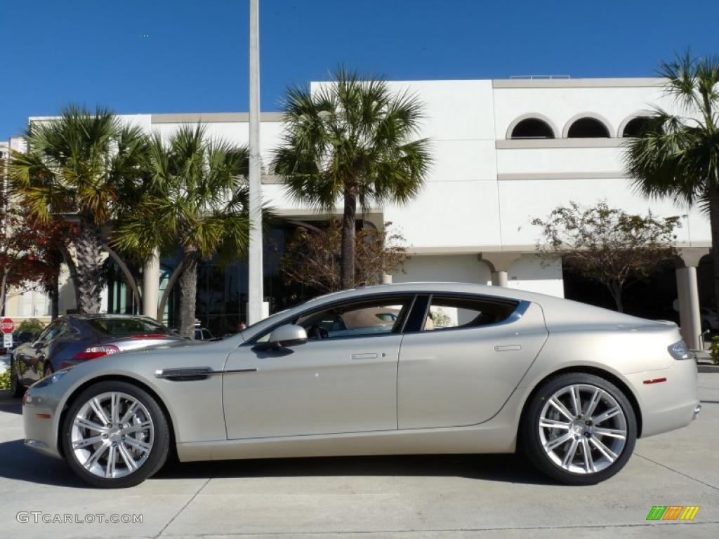 Silver Blonde 2011 Aston Martin Rapide Sedan Exterior Photo #42103973
