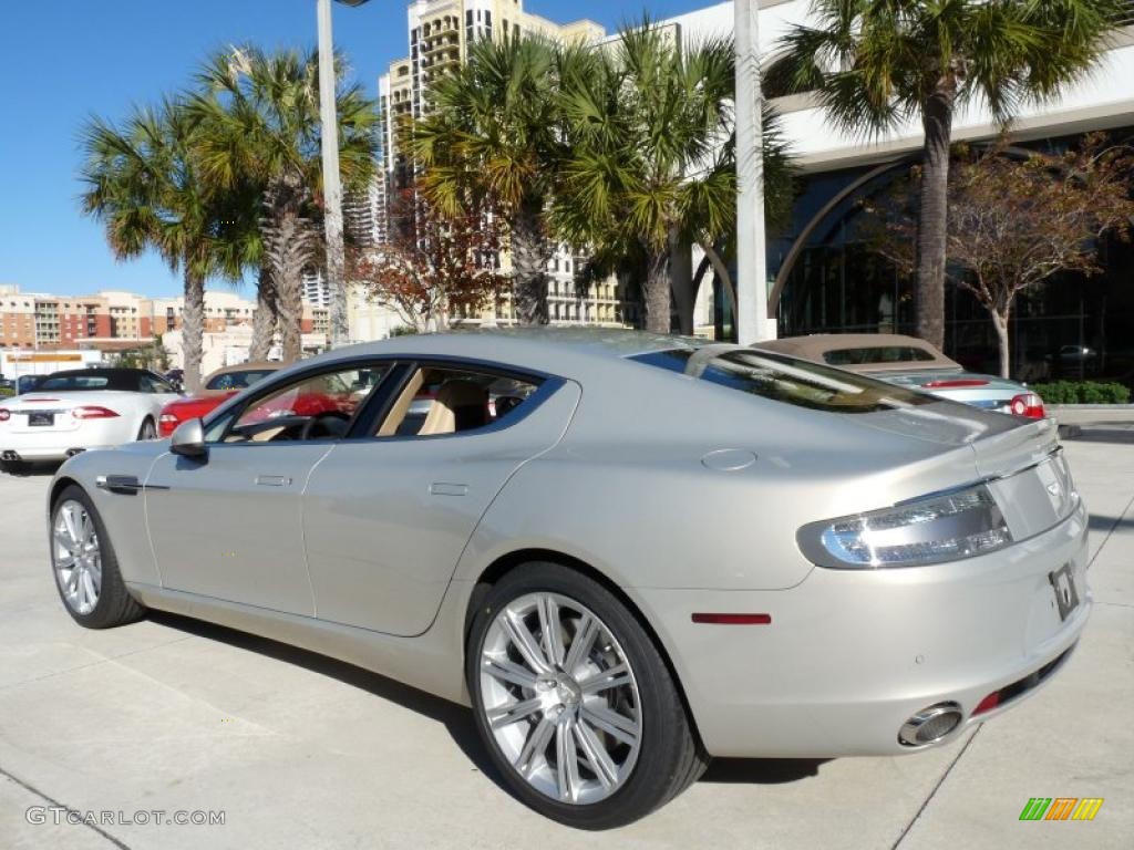 Silver Blonde 2011 Aston Martin Rapide Sedan Exterior Photo #42103993