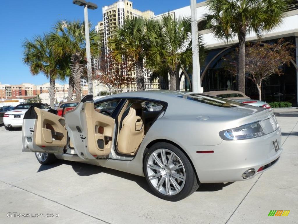 Silver Blonde 2011 Aston Martin Rapide Sedan Exterior Photo #42104017