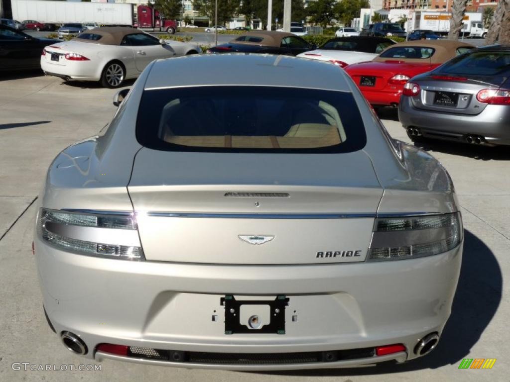 Silver Blonde 2011 Aston Martin Rapide Sedan Exterior Photo #42104029