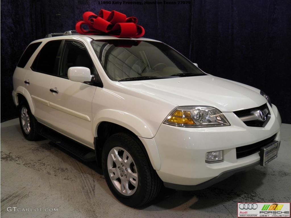 Aspen White Pearl Acura MDX