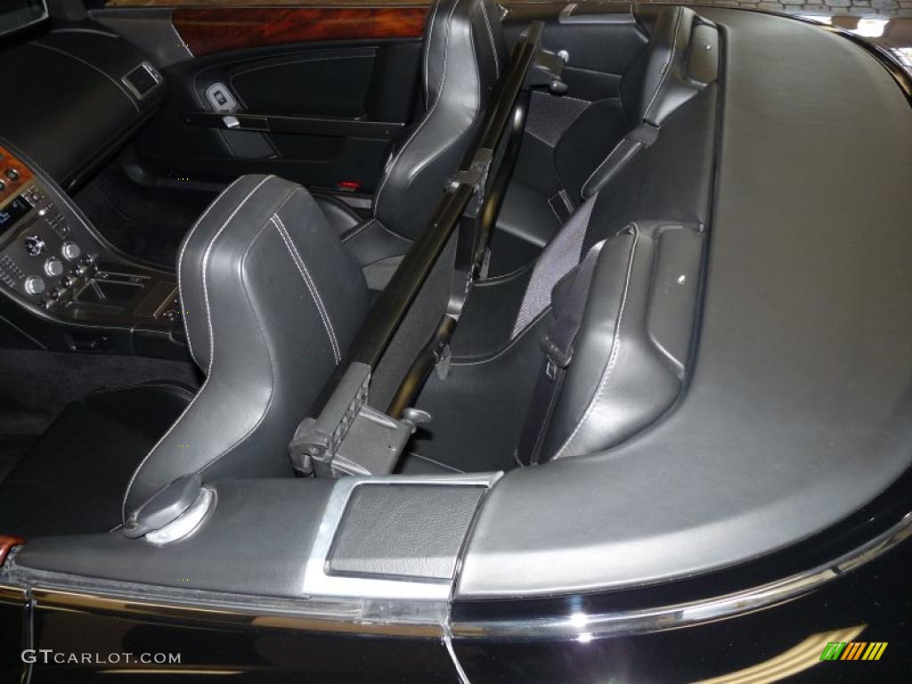 Obsidian Black Interior 2006 Aston Martin DB9 Volante Photo #42104633