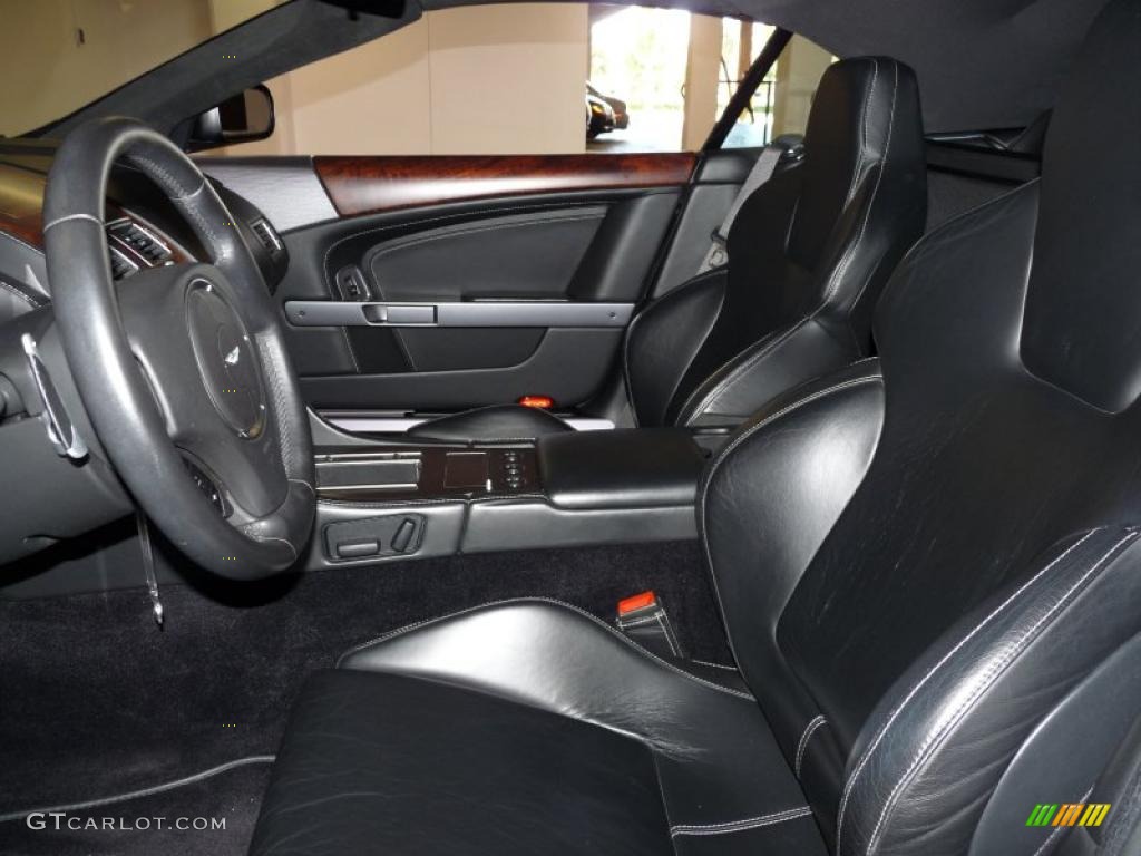 Obsidian Black Interior 2006 Aston Martin DB9 Volante Photo #42104661