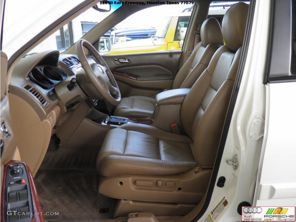 2004 MDX Touring - Aspen White Pearl / Saddle photo #5