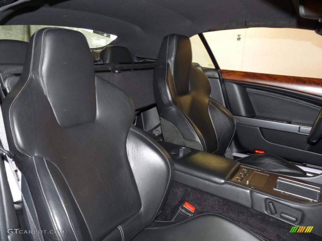 Obsidian Black Interior 2006 Aston Martin DB9 Volante Photo #42104689